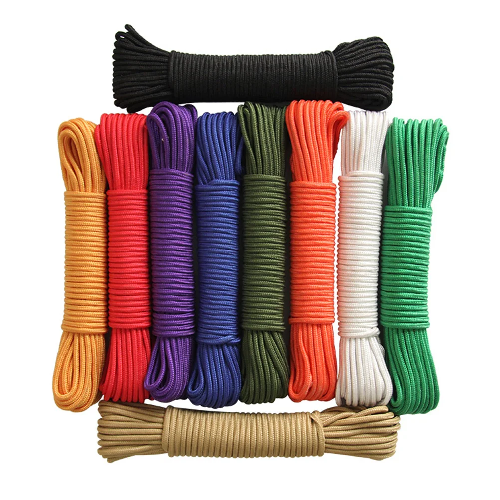 

Nylon Braided Weather Clothesline Rope Weather Resistant Rope Resistant Outdoor Camping Clothesline Durable Hardware