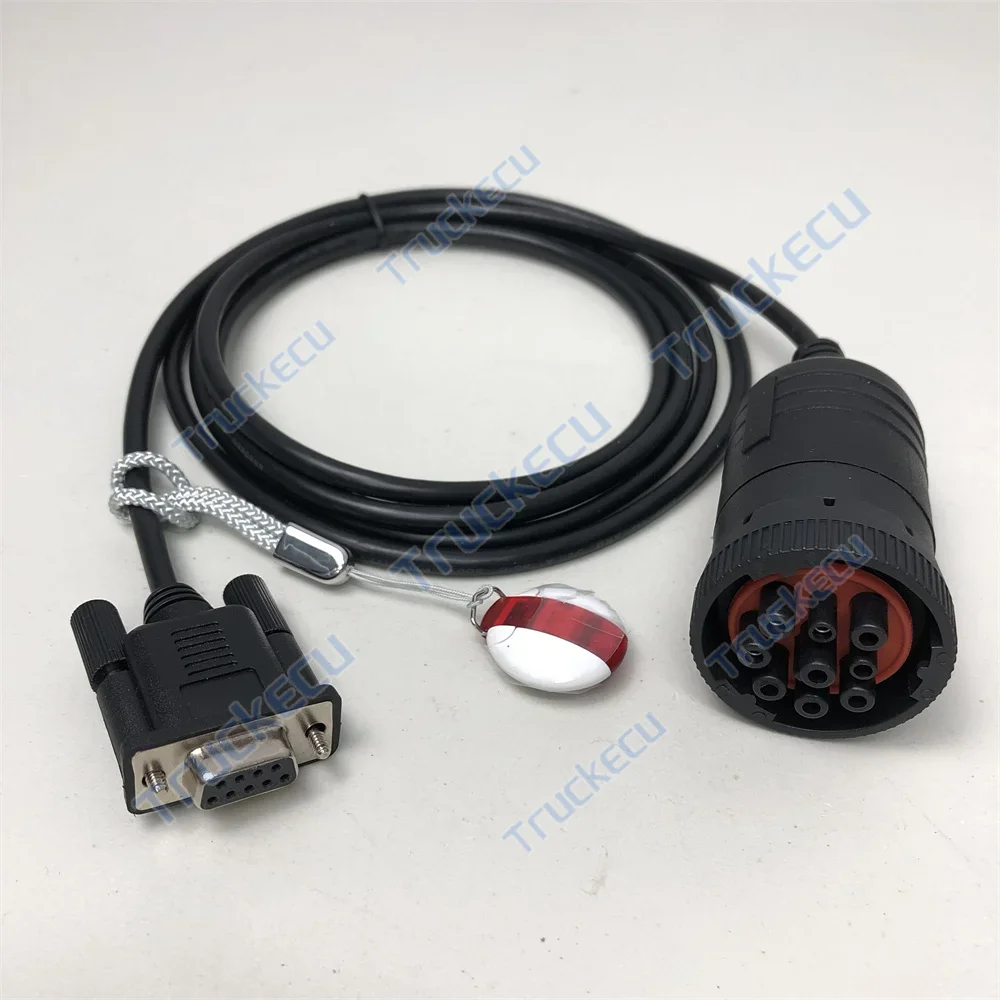 for Liebherr Heavy Duty Excavator Truck Bulldozer Crane Diagnostic Tool 2.14.2 sculi key dongle DB9 9 pin Deutsch Cable Kit