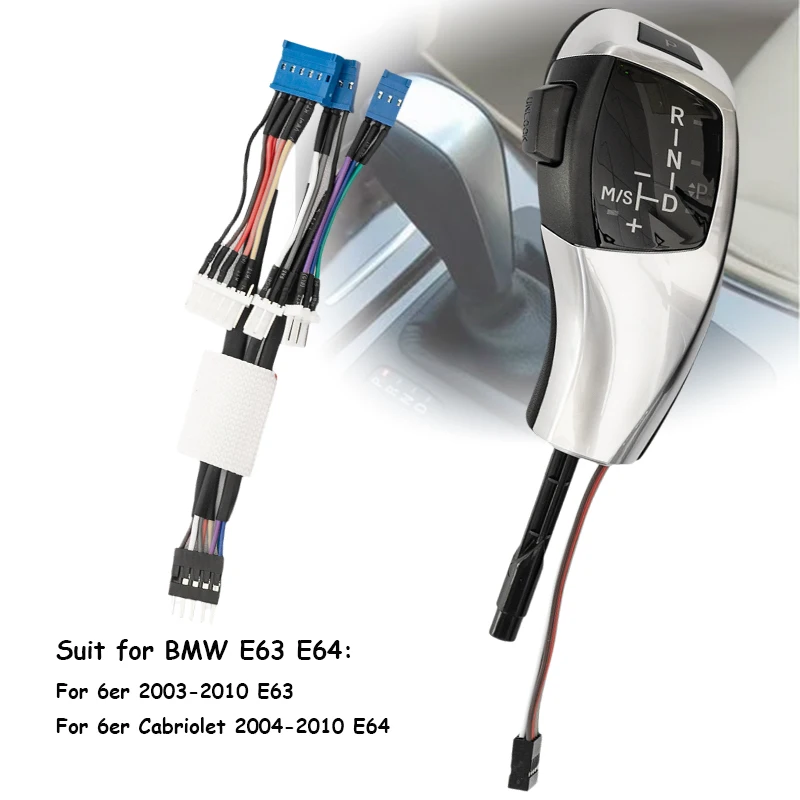 

E90 E63 Автомобильный рычаг переключения передач, детали для модификации «сделай сам» для BMW для 3 серии, дизельный седан/патиоль, седан 2004-2011, для вождения, развлечения