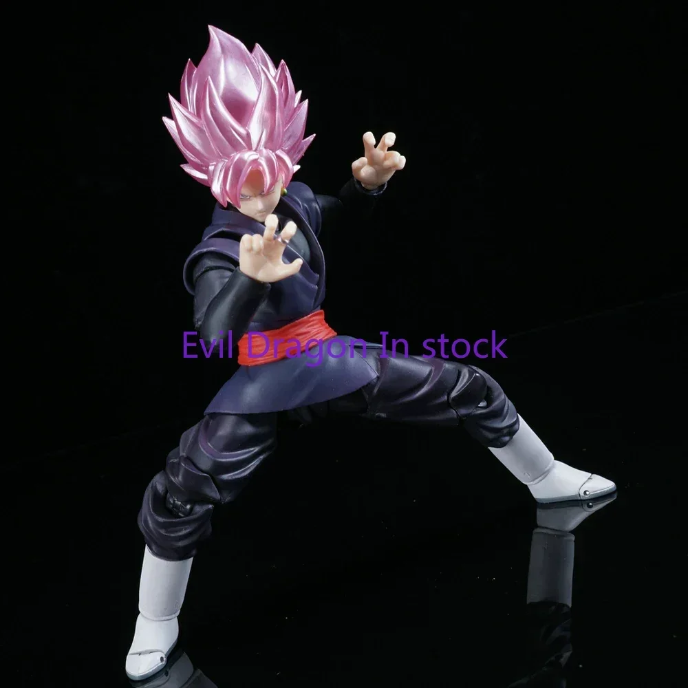 Stock Dragon Ball Genuine Bandai S.H.Figuarts Pink Zamasu Action Figure Black Goku Super Saiyan Boxed Brand New Model Doll Toys