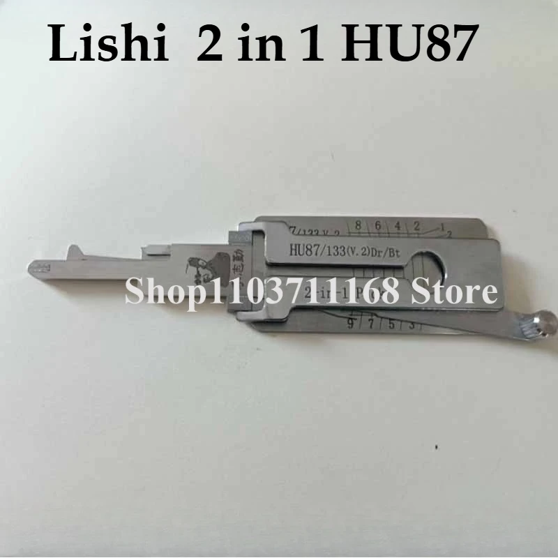 

1PCS Hot Lishi Lock Pick Tool 2 in 1 HU87 Lock Picks for Cars Ganzua Picklock Locksmith Picking for NISSAN for SUBARU for IAT