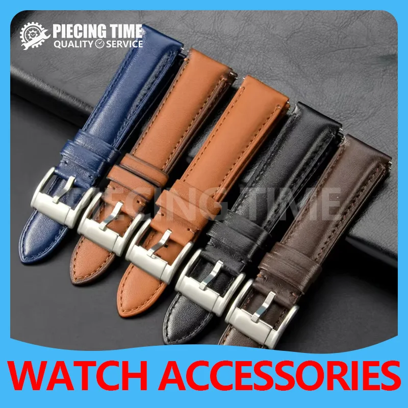 Brand New Quick Release Watchband Universal Bracelet 22mm Genuine Leather Watch Strap For Fossil FS5061 FS5237 ME3052 3054