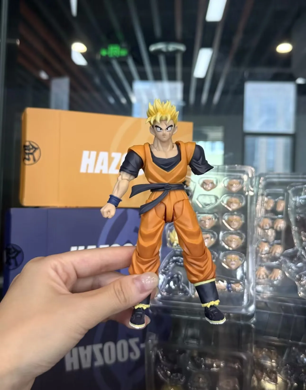 In Stock HA TOY HM AIR Studio One Armed Future Gohan Action Figure Dragon Ball Z Figure HAZ001 HAZ002 HAZ003 One Armed Future - view 4