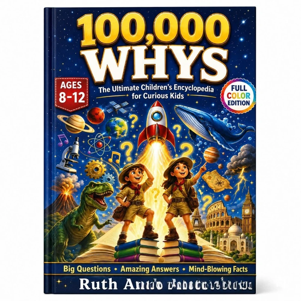 100000 Whys Children's English Science Popularization Encyclopedia Full Color Graphic Fun Knowledge