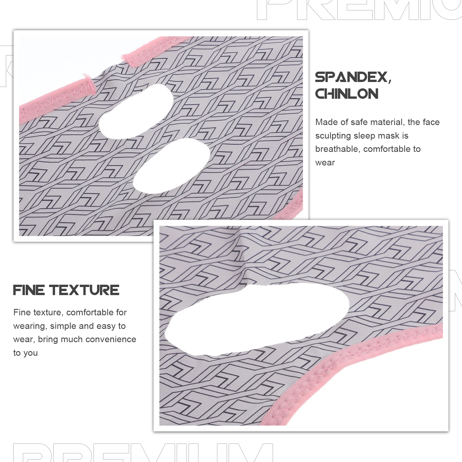 

2 pcs Beauty Face Sculpting Sleep Mask Shaping Double Chin Facial Mask for Women Lightweight Portable Face Lifting