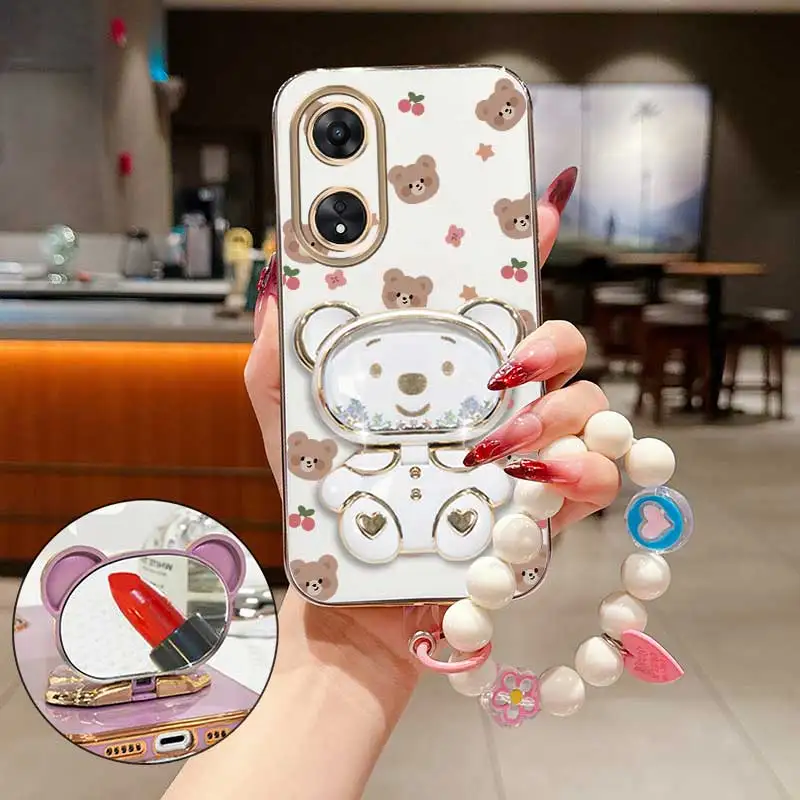 حبة حزام الحبل ابتسامة الدب حامل هاتف الحال بالنسبة ممن لهم A38 A36 A76 A58 A57 A74 A78 A5 A7 A79 A95 A60 A18 A53 A17 A16 4G 5G