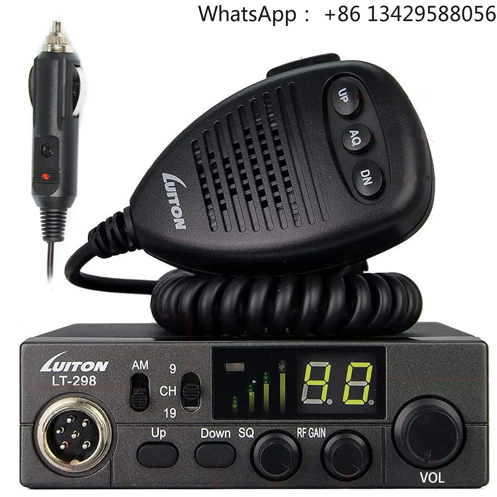 Радиостанция Luiton LT-298 AM/FM с переключателем, 27 МГц, CB-радио, базовая станция, 4 Вт, 40 каналов, разъем для внешнего динамика, передатчик-приемник, мобильная радиостанция.