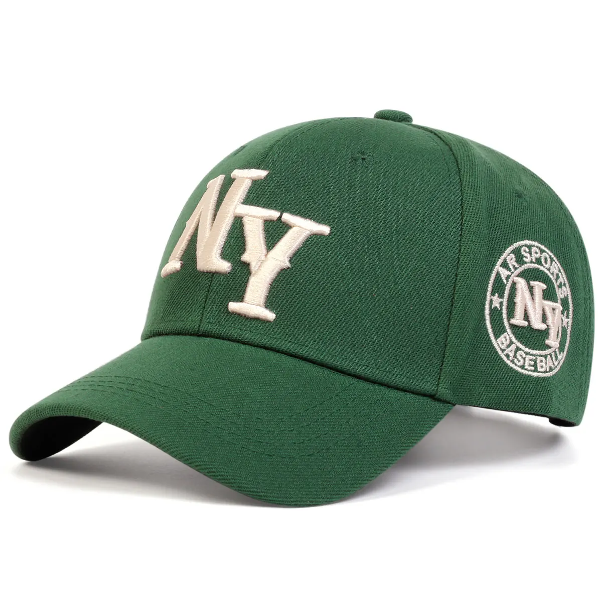 Unisex-Baseballmützen mit Buchstabenstickerei, für Frühling und Herbst, für den Außenbereich, verstellbare Freizeithüte, Sonnenschutzhut, Sportmütze – Detail 10