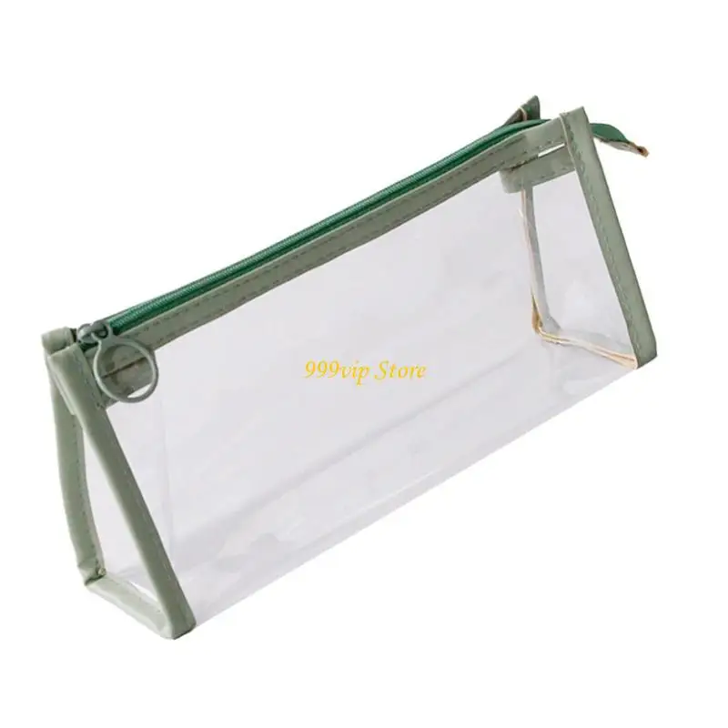 

C90C Simple Pen Bag Aesthetic Pencil Case Large Capacity Pen Case Clear Pencil Case