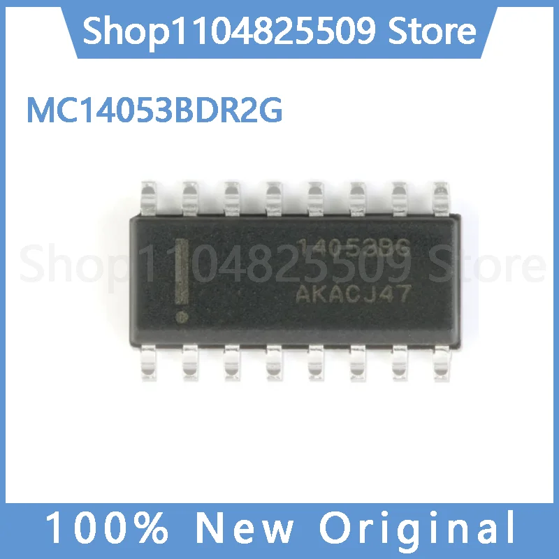 (5~30pcs) pcs 100% Original New MC14053BDR2G — SOIC-16, Triple 2-Channel Analog Multiplexer IC