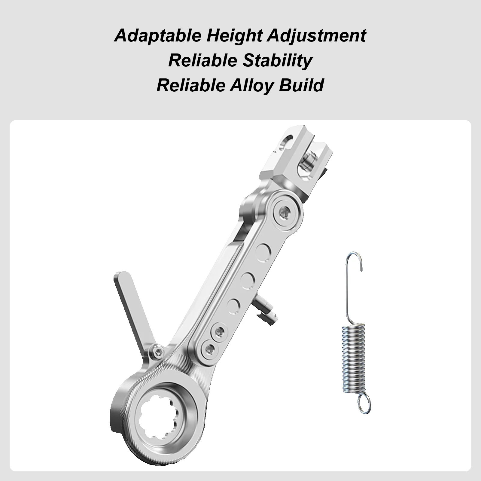 

Kickstand Motorcycle Alloy Strong Load-Bearing Capacity Scooter Parking Kickstand For Men Women Boys Girls Youth Teens Athletes