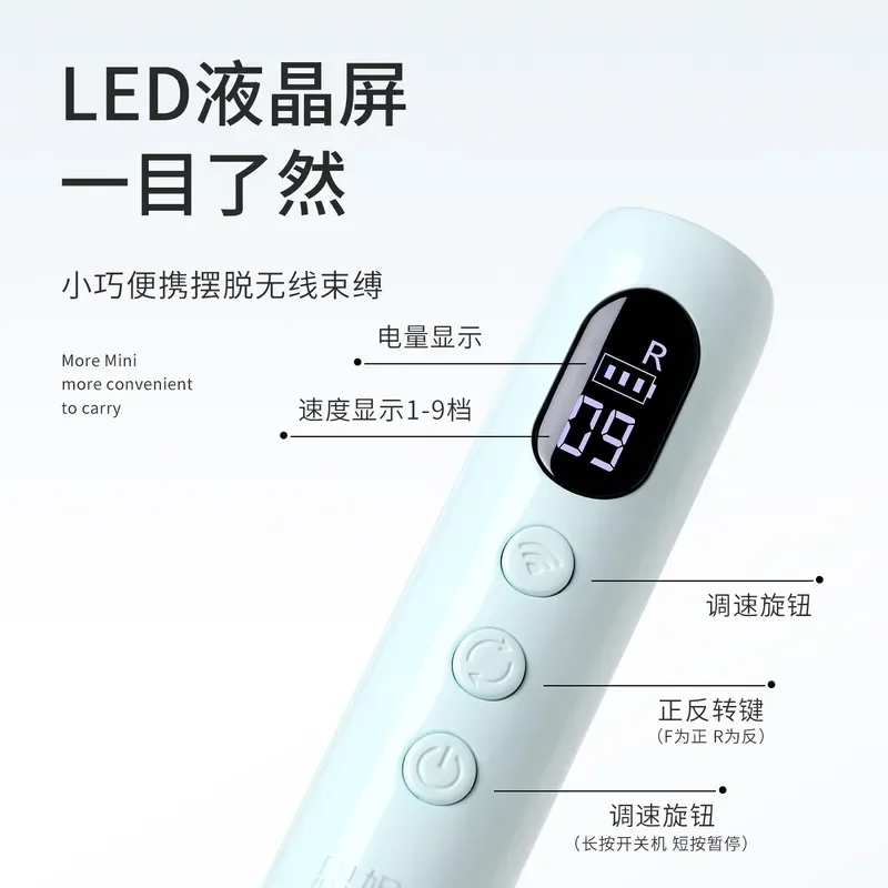Nail Art Pen Storage Polisher Professional Nail Remover Dead Manicure Portable Front Treatment Nail Art Tool view 3