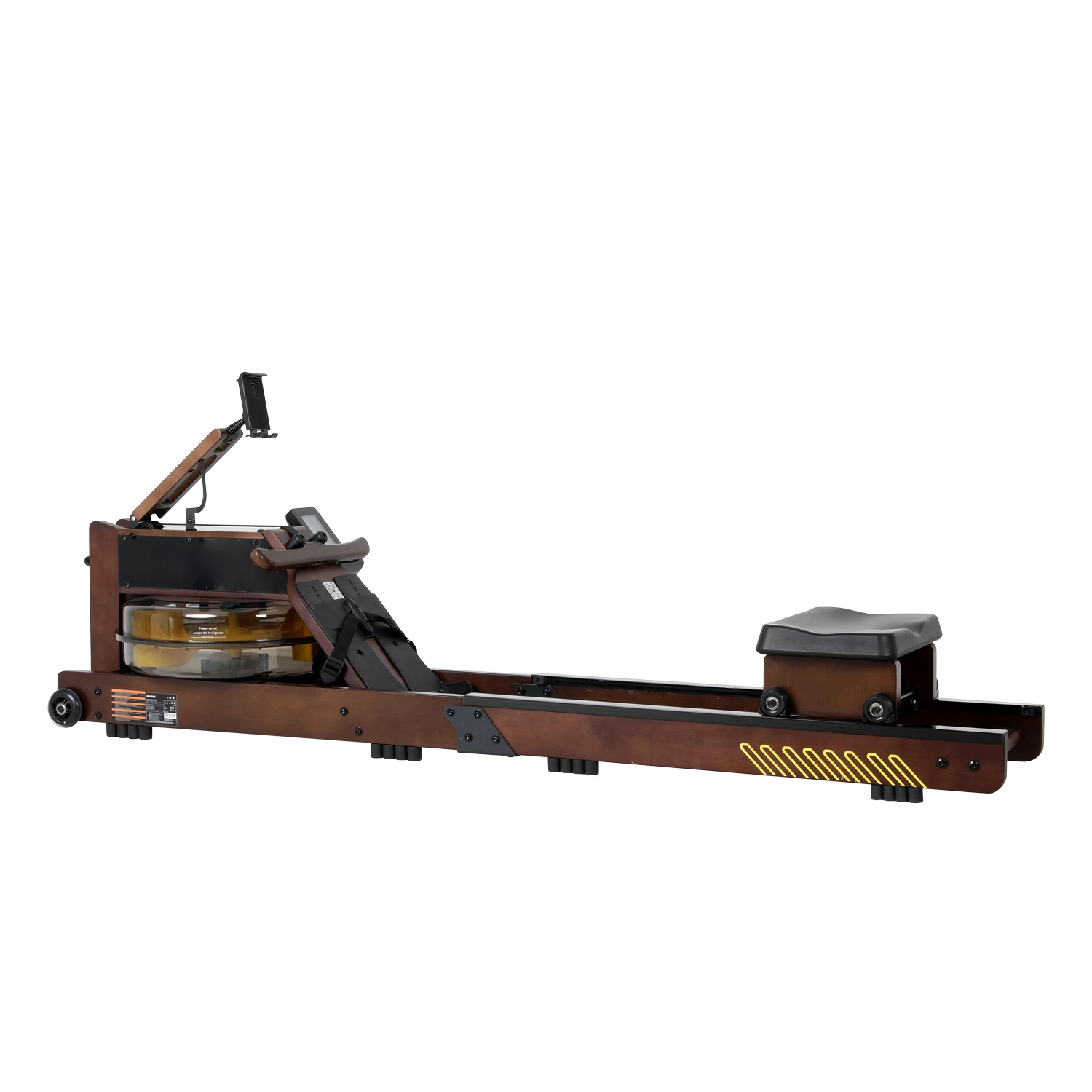 Water Rower, Adjustable Wood Frame , Water Resistance Home Fitness Equipment for Full Body Cardio Intensive Training Workout