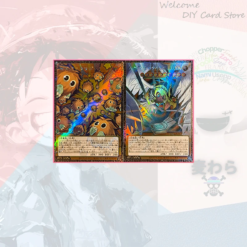 Japanese Anime DIY Yu-Gi-Oh! Kuriboh on the Rise Elemental HERO Neos Odd-Eyes Pendulum Dragon Decode Talker Collectible Cards