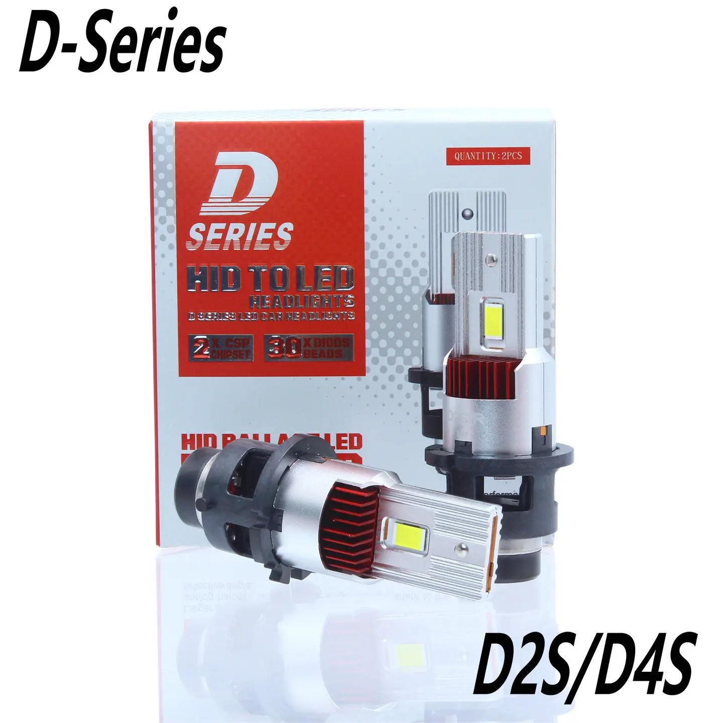 

2 PCS D2S D4S D2R D4R 1:1 Led Headlight Replace HID Xenon Kit Car Headlight Canbus Bulbs Super Bright