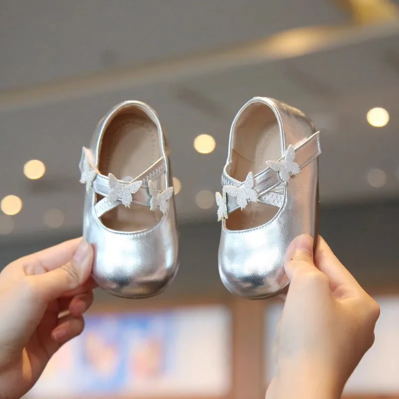 

2025 Autumn New Kids Leather Shoes Simple and Versatile Girl Princess Shoes Comfort Anti Slip Child Casual Shoe Zapatos De Mujer