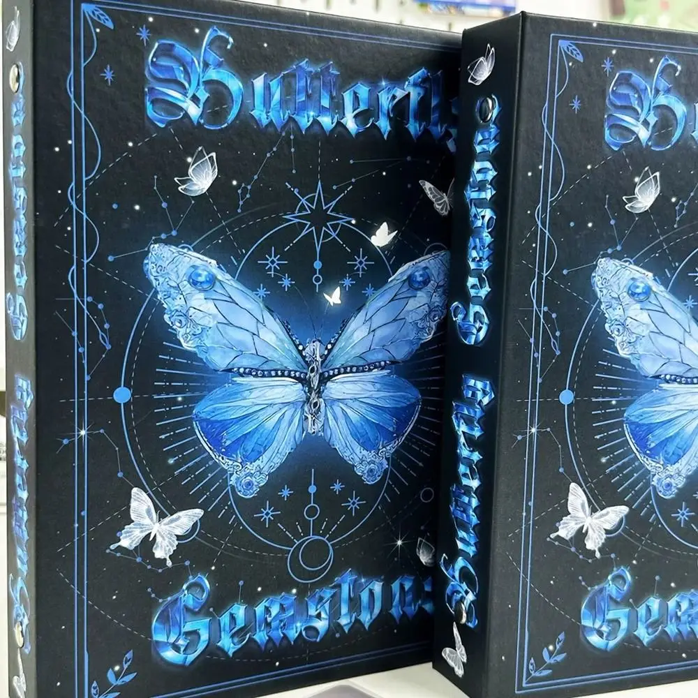 Cartoon Binder Photo Album A5 Butterfly Series Loose-leaf Album Photocard Collection Books Gift