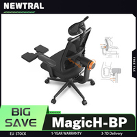 NEWTRAL MagicH-BP Ergonomic Chair with Footrest, Auto-Following Backrest, Adaptive Lower Back Support, Ultimate Comfort,Tailored