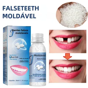 Solid Zahnkleber für Zahnersatz, vorübergehende Reparatur von falschen Zähnen, modellbarem Klebstoff, Mach es selbst, Schauspieler, Make -up, Zahnersatzfixiervorräte 10 Hauptverkaufs -Dentalprothese -Fixer - №9
