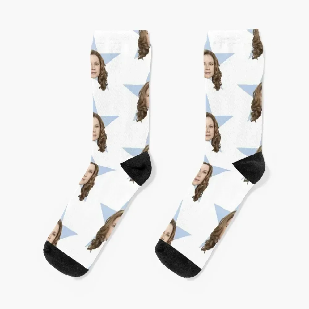 جوارب Pam's Mug Star Socks لكرة القدم مضادة للانزلاق على شكل زهور فضفاضة للرجال من علامة تجارية فاخرة للسيدات #1