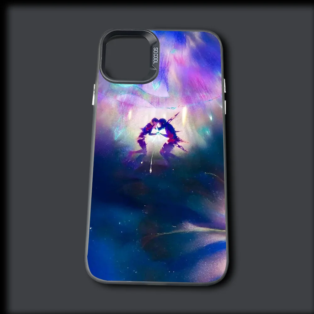 Arcane Jayce Jayvick Viktor Phone Case For iPhone 16,15,14,13,12,11,Mini,Pro,MAX Gray Drop Matte Shockproof Soft Cover