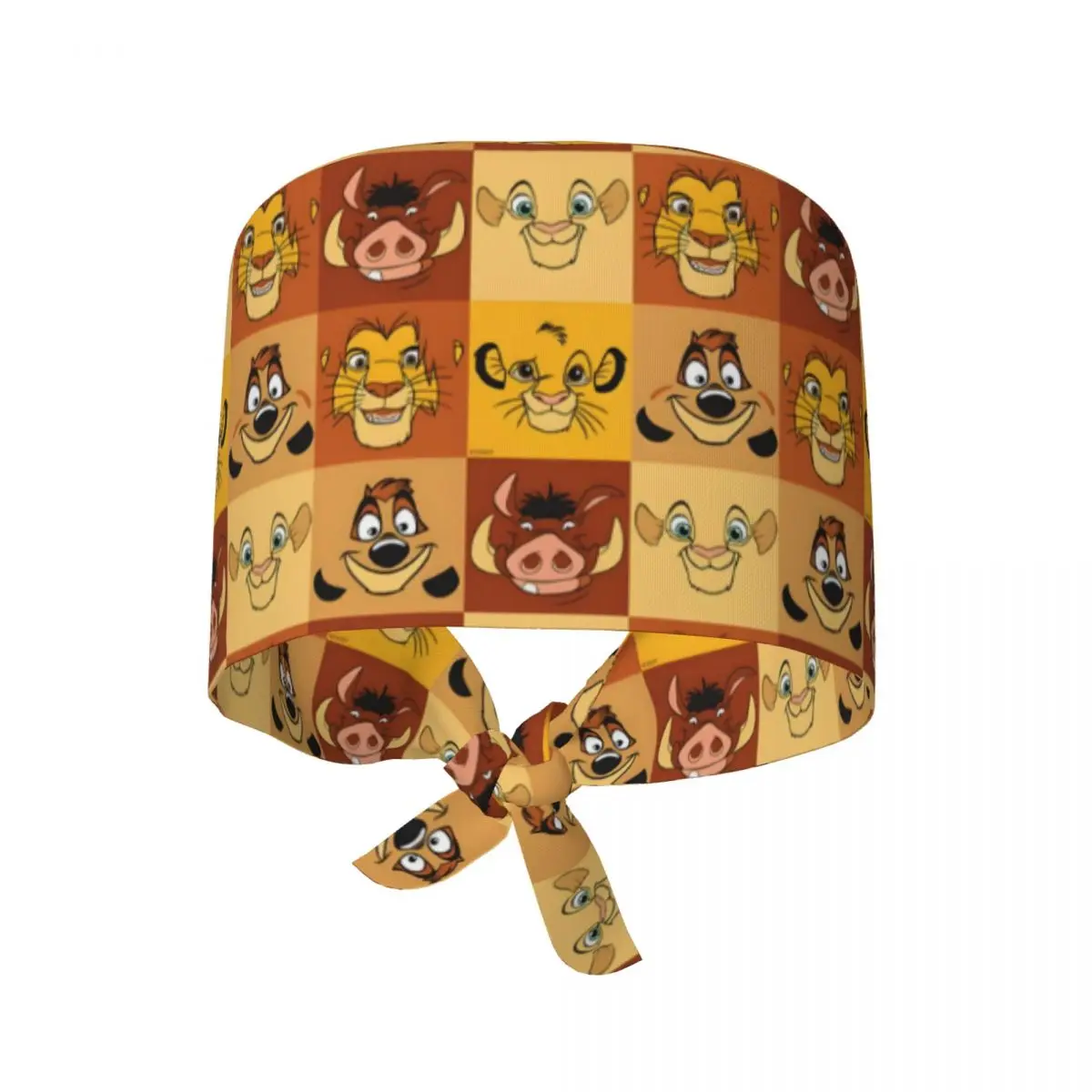 

Custom The Lion King Breathable Nursing Work Cap Surgical Scrub Caps Unisex Nursing Hair Hats Work Scrubs Hat for Medical