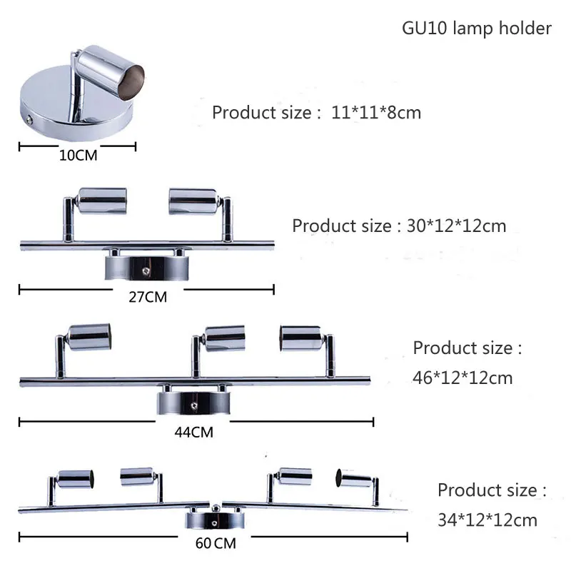 Lampu Sorot depan cermin LED pabrik grosir lampu sorot proyek hotel supermarket baju jendela toko lampu sorot Dinding