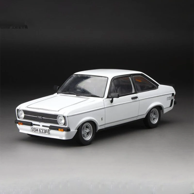 

Diecast Original 1/18 Scale 1976 Ford Escort MKII RS Mexico Simulation Alloy Car Model Static Display Collectible Gift Souvenir