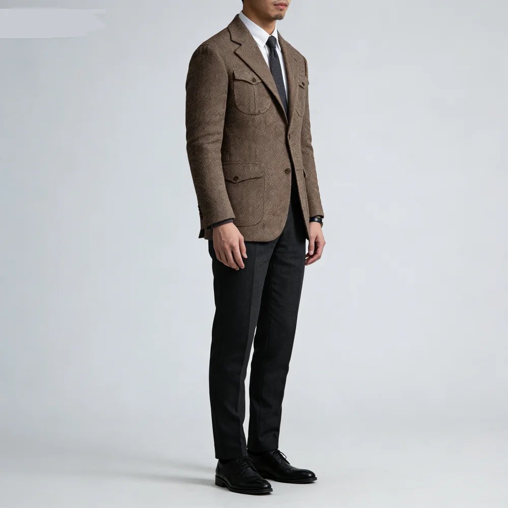 

Мужской цельный пиджак Apenas, деловая элегантная теплая весенняя куртка Ternario Para Homem Moda Roupas-para-homem