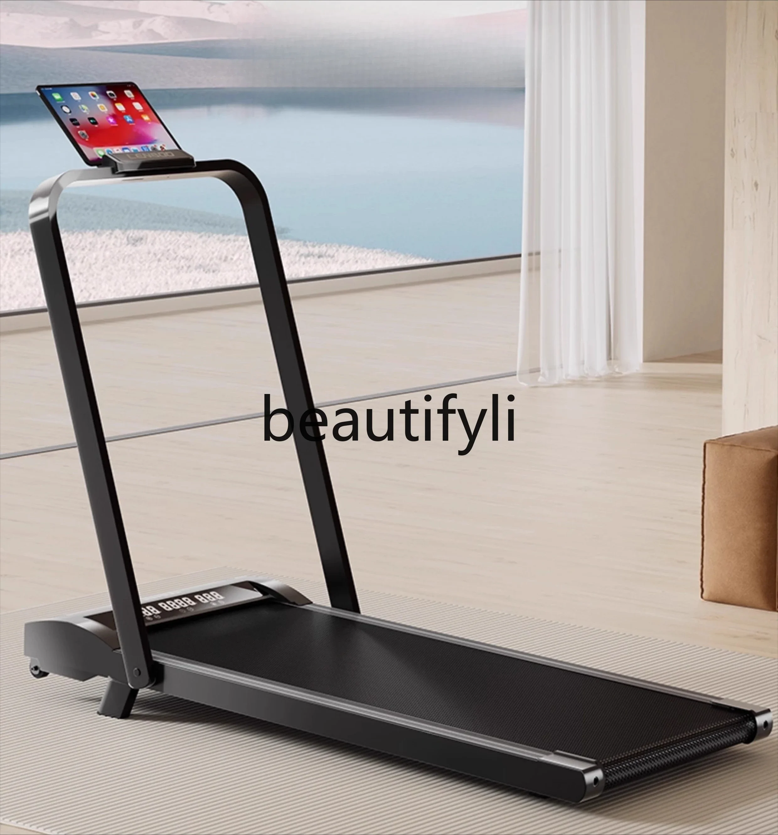 

New Model Treadmill for Home Use, Small Indoor Walking Machine with Incline, Foldable and Silent, Suitable for Home Exercise