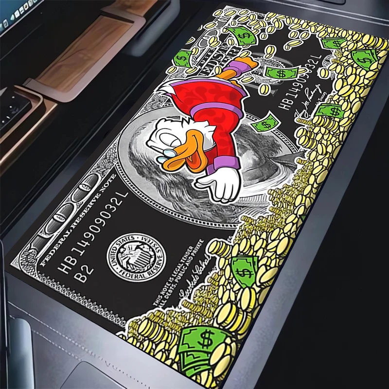 

Gaming Keyboard Rug Laptop Kawaii Anime Mouse Pad Office Computer D-donald Duck Design Money Desk Mat PC Gamer Cabinet Mousepad