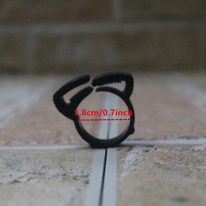100pcs 16PE pipe clamp ring agricultural greenhouse irrigation installation accessories 1/2inch Drip Fittings