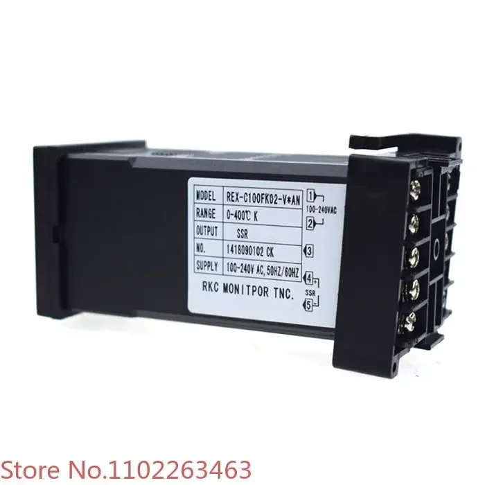 

12v controller pid temperature REX-C100 + Max.40A SSR + K Thermocouple Probe Temperature range 0-400℃