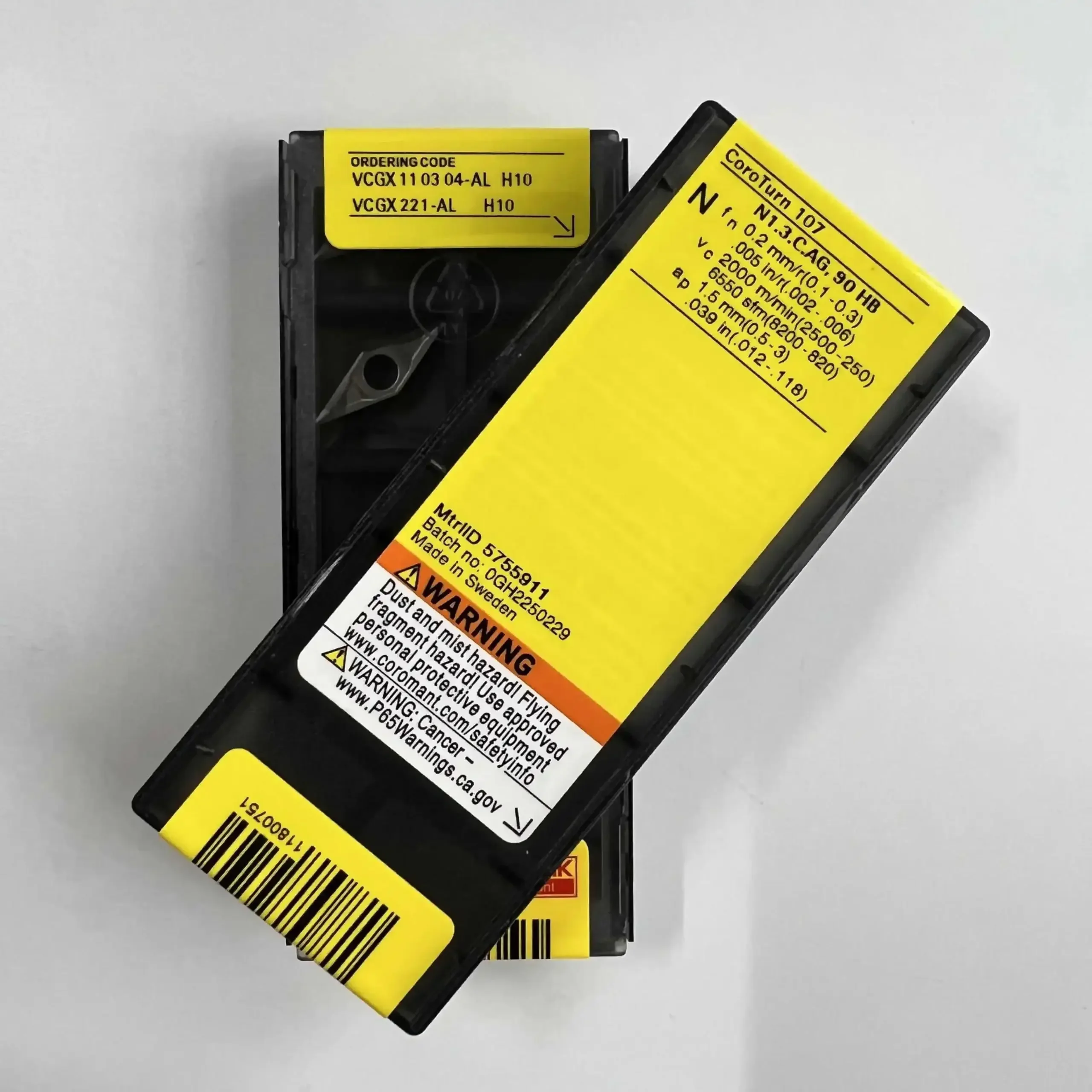 VCGX 110304 -AL H10 /Lâmina de liga 10 PCS