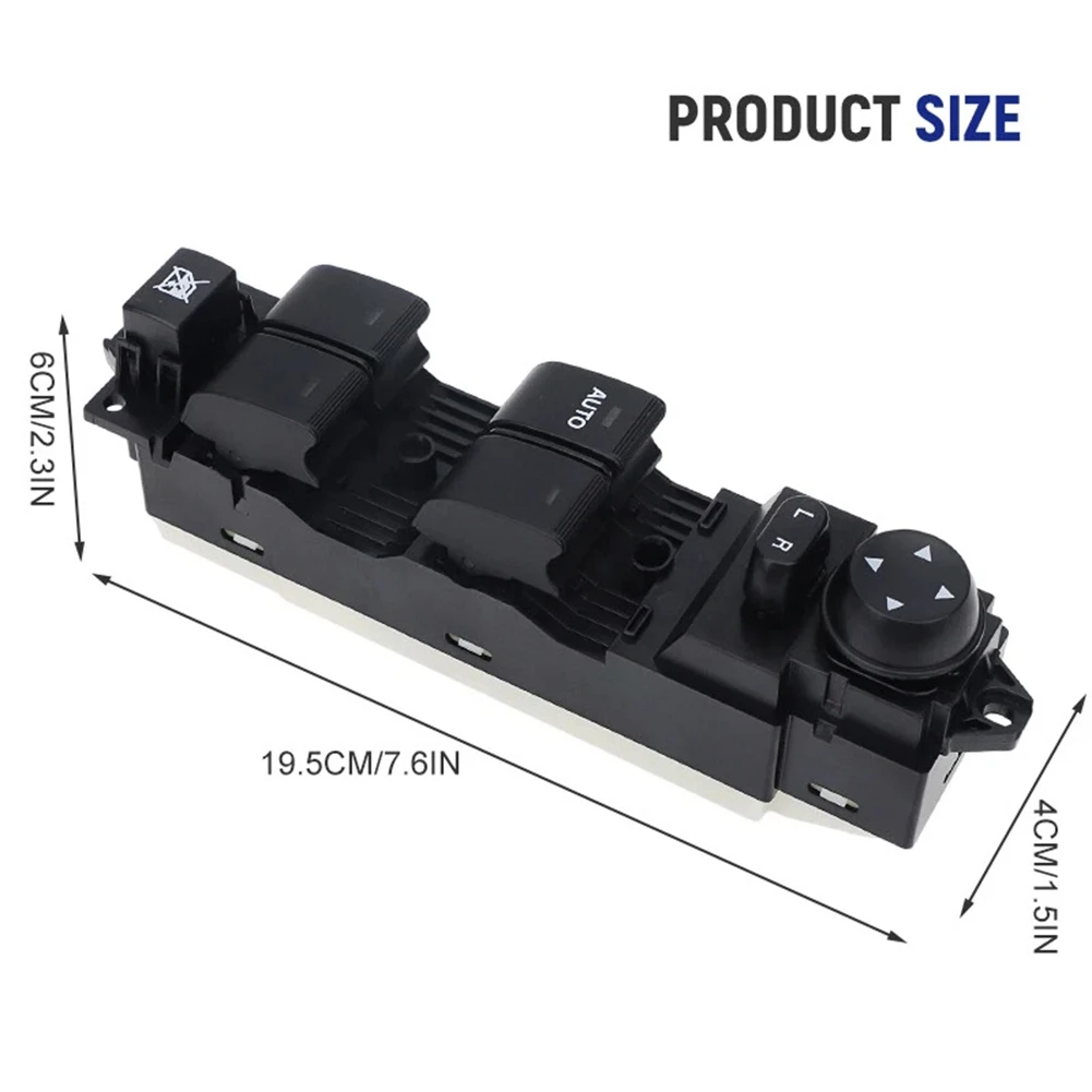 

Для Mazda 3, главный переключатель стеклоподъемника передней левой двери OEM BBM266350B, замена со стороны водителя для моделей 2010-2013 гг.