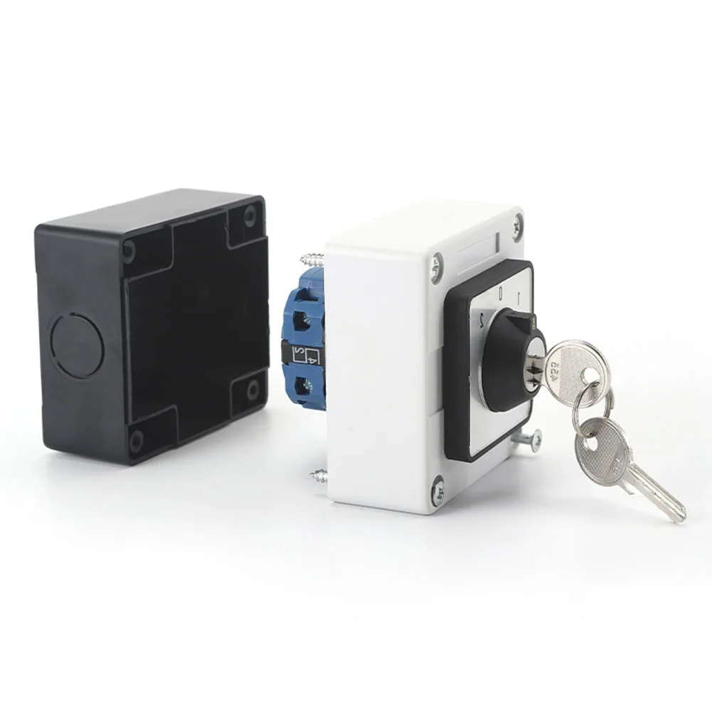 SZW26 20C/D101.1YB BF 20A Rotary Cam Changeover Switch With Key Lock and Thickened Copper Components for Long-Term Operation