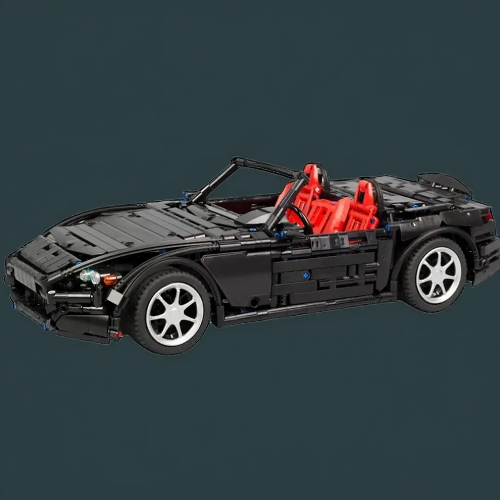 

1649 Pcs Hondaes S2000 AP2 Japanese Sports Car Custom MOC Creation Building BlocksToys Gift