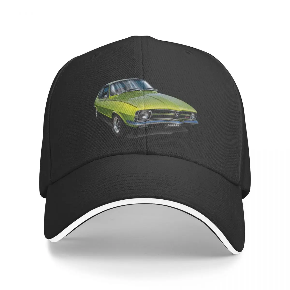 Illustrated Holden LC GTR Torana - Lime Green Baseball Cap Sun Cap Sunscreen Caps Women Men's