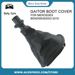 Shift Knob Cover Gaitor Boot Cover 19cm 1pcs Accessories Black Replacement Vehicle For Mercedes Vito W639 03-10