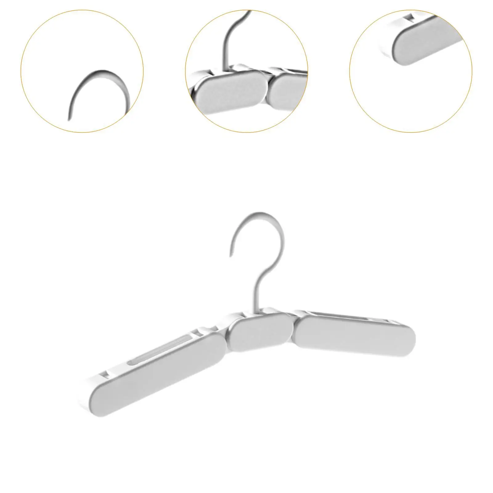 Foldable Travel Hanger Practical Clothing Drying Rack Drying Rack Collapsible Hanger for Towels Garments Coats Socks Travel