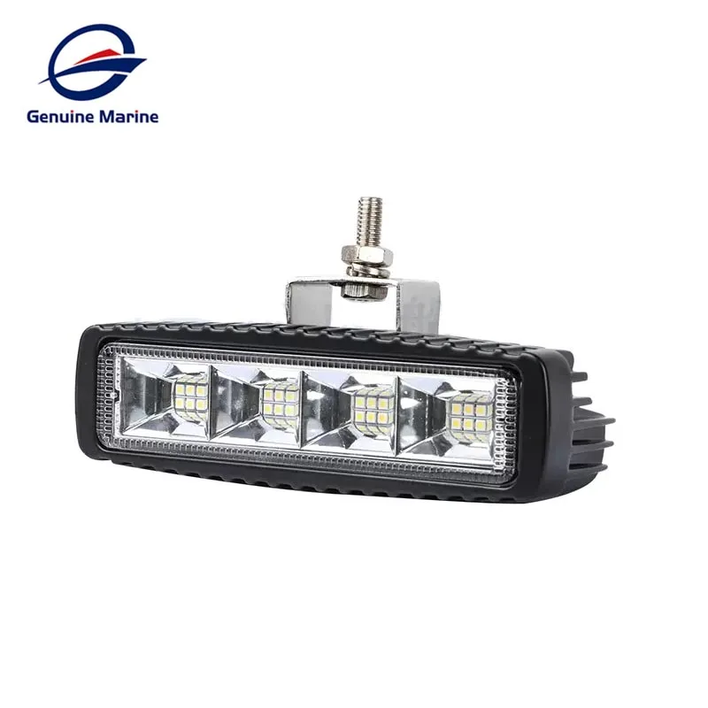 Lámpara LED de inundación para cubierta marina, luz de muelle IP67 6000K 10-30V CC para barco de pesca, camión, SUV, barco marino, yate