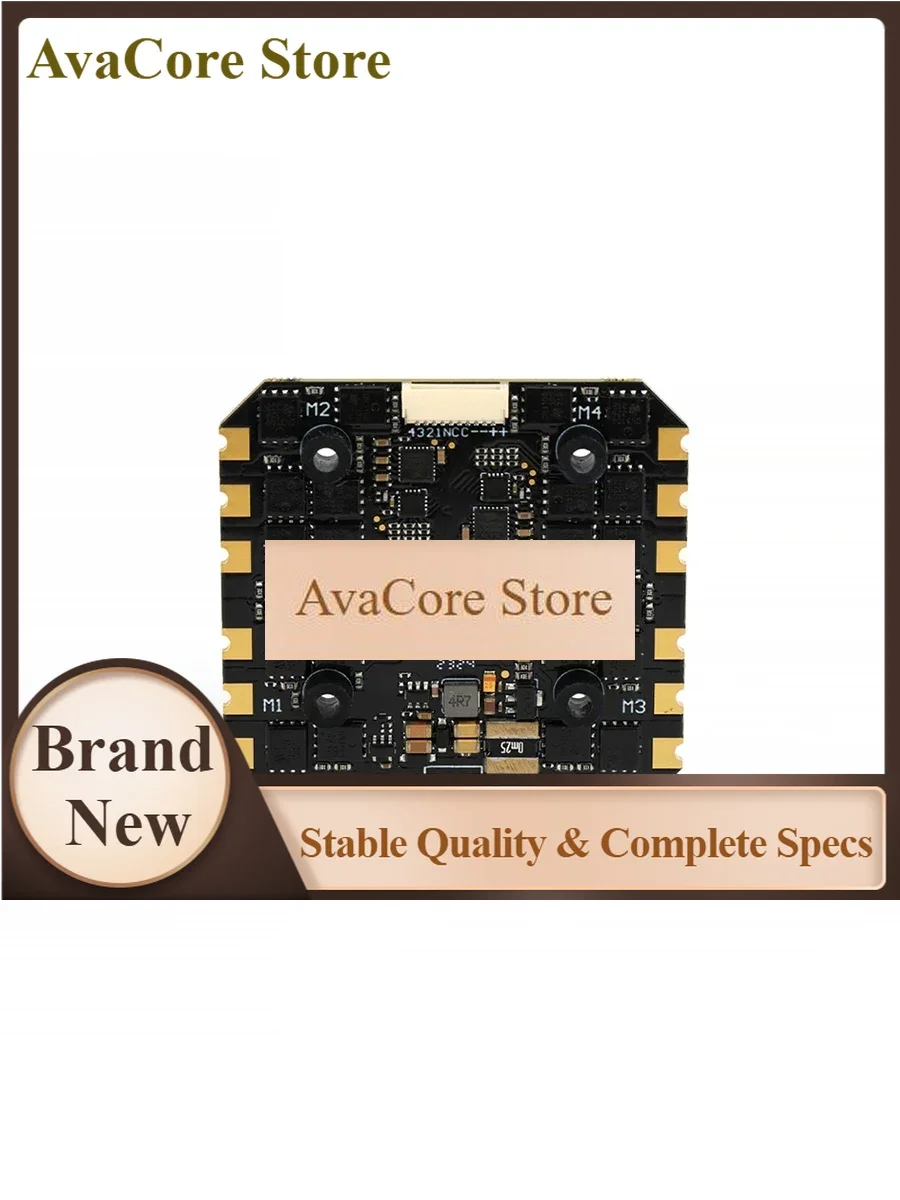 AvaCoreAxisflying Argus ECO Stack 80A+F722/F405 6S-8S Flight Control Suitable For 13 Inch FPV Drone DIY Part