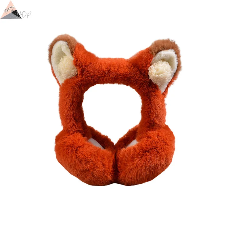 

Zootopia Plush Ear Muffs, Bunny & Fox Character Ear Warmers, Winter Hat Accessories Gift for Kids and Fans