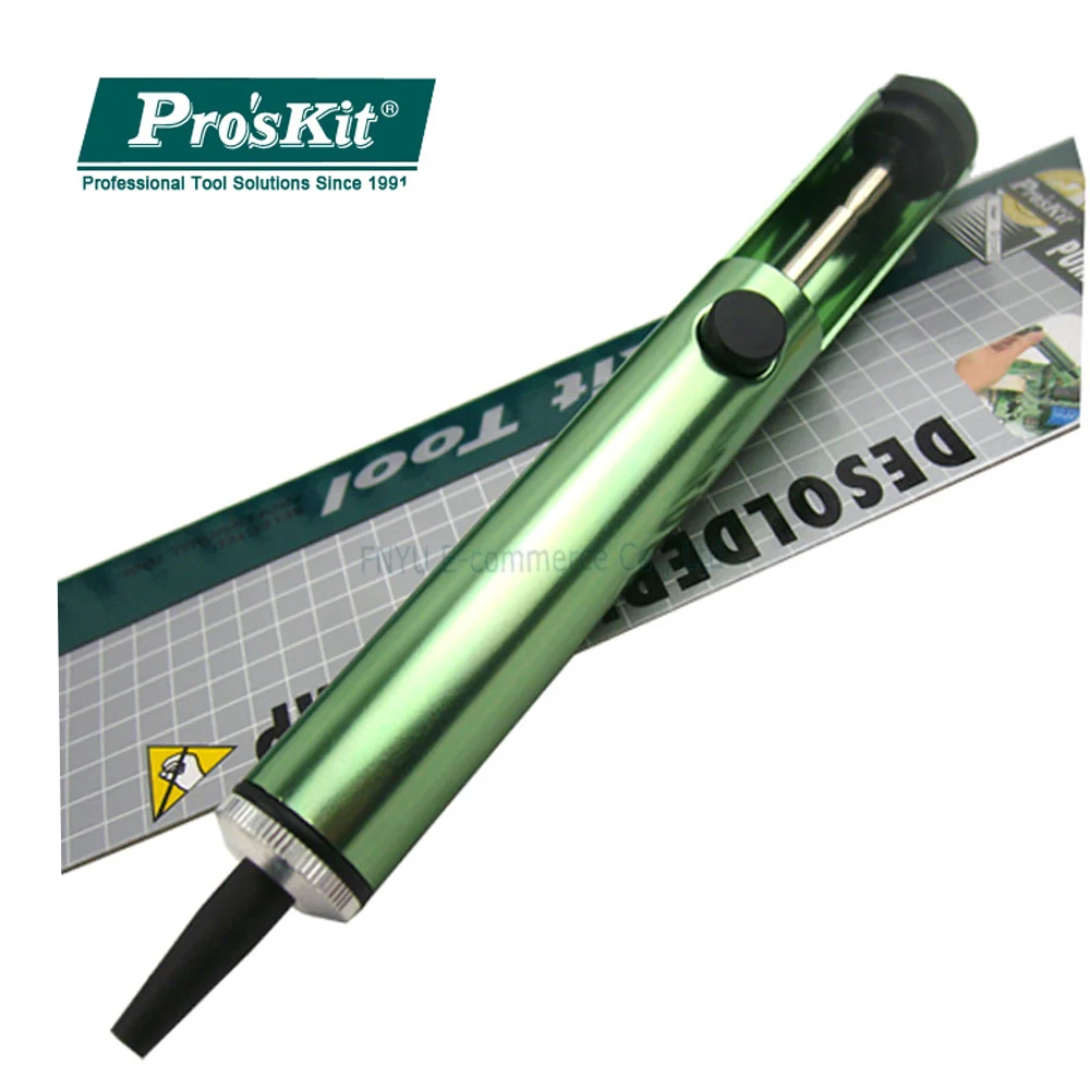 Pros'Kit 8PK-366D Desoldering Gun Soldering Iron Pen Anti-static Suction Tin Solder Suckers Hand Tools Desoldering Pump