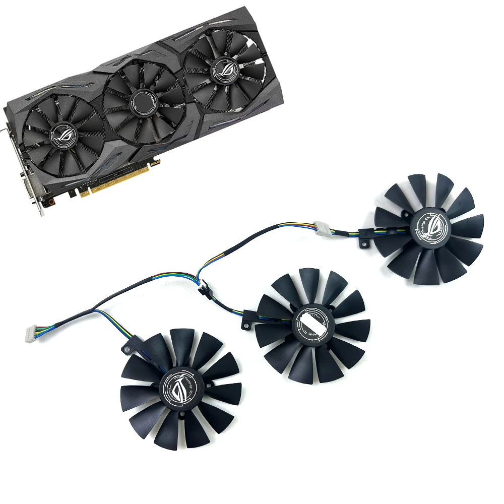 Cooling Fan 87mm T129215SU For ASUS GTX1080 1070 1060 1080TI ROG STRIX RX480 Graphics Card Fan