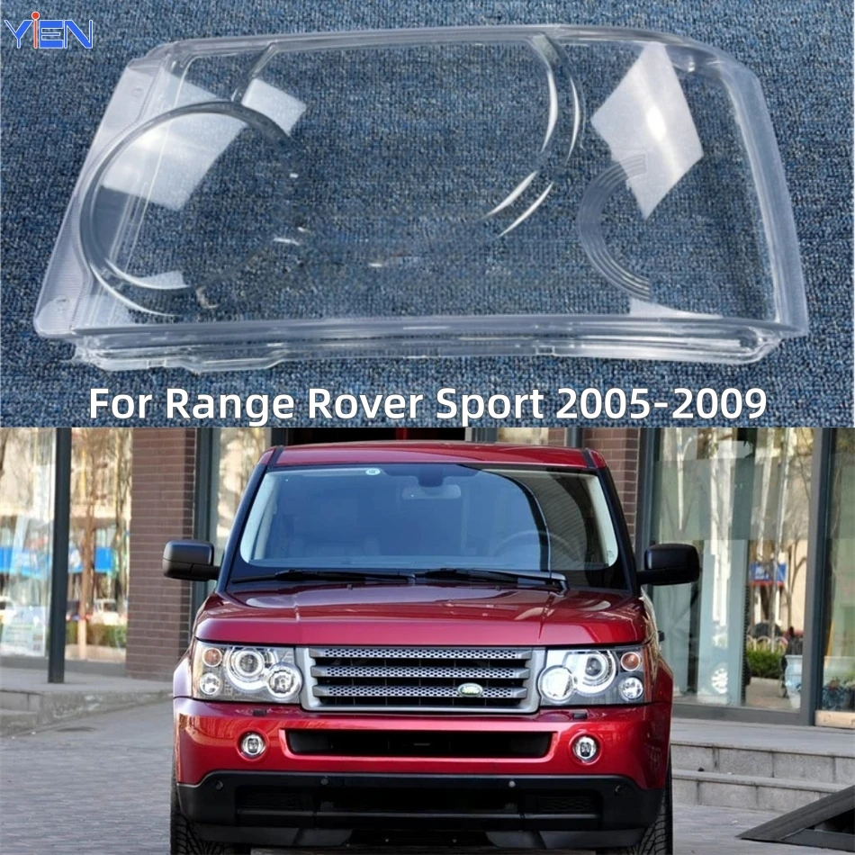 

For Land Rover Range Rover Sport 2005 2006 2007 2008 2009 Car Front Headlight Lens Cover Lights Lens Shell Headlight Lights Glas