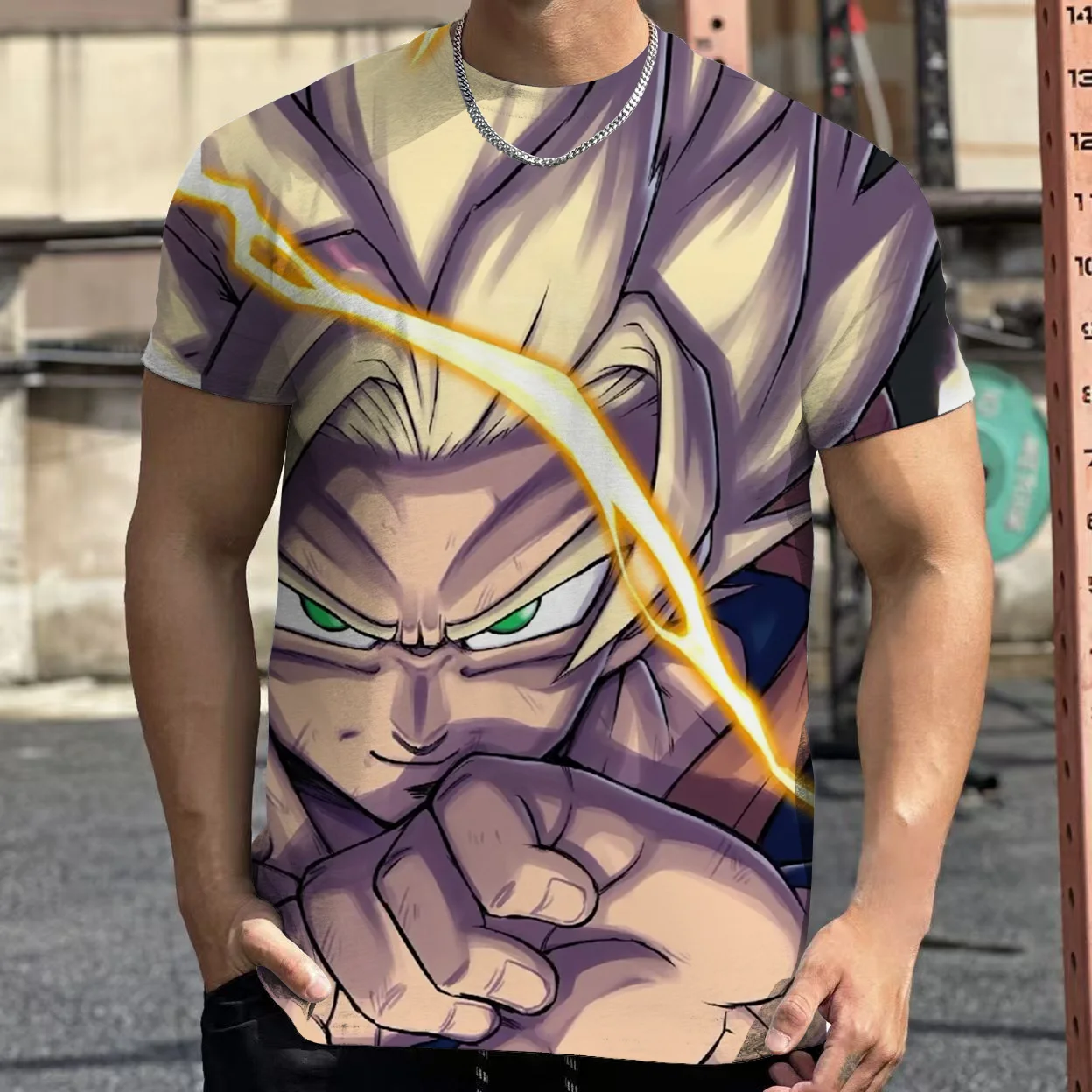 

2025 Fashion Dragon Ball 3D Harajuku Kids boys T-shirt Summer Short Sleeve O-Neck Goku Vegeta Men's Vegeta Casual Shirt Boys
