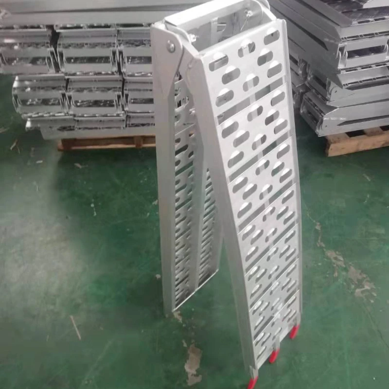 

Motorcycle aluminum alloy ramp Thickened boarding ramp