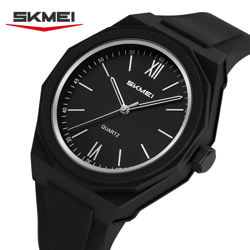 

SKMEI простые креативные кварцевые наручные часы для мужчин, женщин, студентов, спортивные водонепроницаемые часы 5 бар, модный дизайн, уличные мужские часы