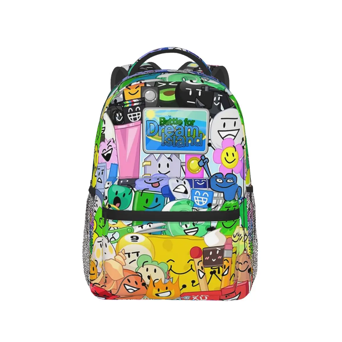 BFDI Group Picture Backpack Hot Sale Daypack Large Capacity Boys Girls BookBag School Bag Shoulder Bags for Men Women